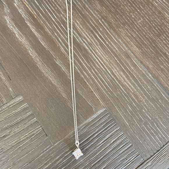 Tiffany & co, necklace, Atlas, sterling silver, charm, 8” long - Picture 2 of 4